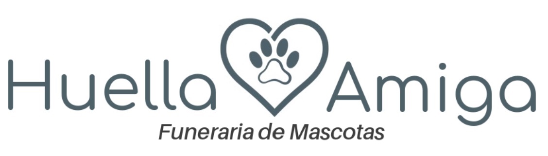 logo funeraria mascotas huella amiga